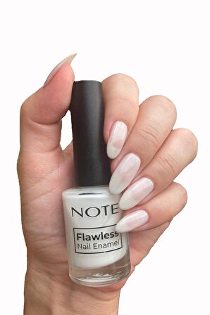 Note Nail Flawless Oje 21 Whisper White - Beyaz