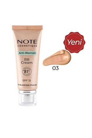 NOTE BB KREM ANTİ BLEMİSH 03 NATURAL BEİGE