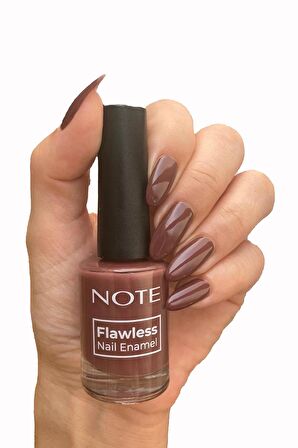 Note Nail Flawless Oje 07 Kahve Bordo