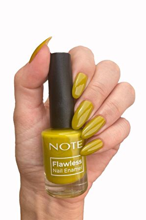 Note Nail Flawless Oje 109 Matcha - Sarı