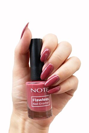 Note Nail Flawless Oje 81 Dark Rose - Pembe