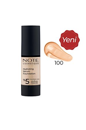 Note Hydrating Nemlendirici Etkili Hyaluronik Asitli SPF 50 Serum Fondöten 100