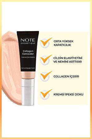 Note Collagen Concealer Kolajen İçerikli SPF 20 Göz Altı Kapatıcısı 03