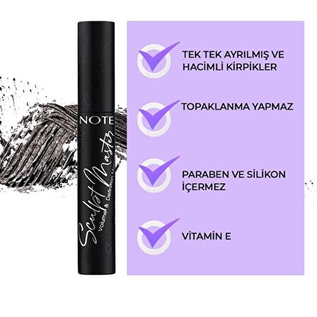 NOTE SCULPT MASTER MASKARA EXTRA BLACK VOLUME DEFI