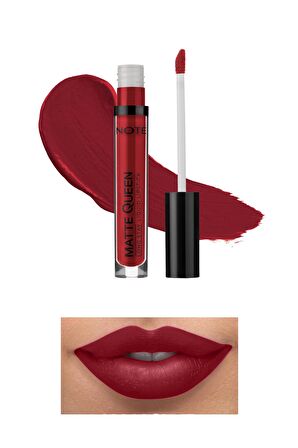 Note Matte Queen Lipstick Kalıcı Likit Ruj 15 Magestic Red - Kırmızı