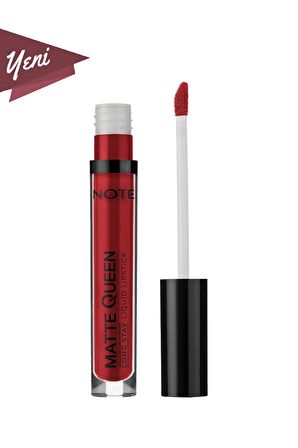 Note Matte Queen Lipstick Kalıcı Likit Ruj 15 Magestic Red - Kırmızı