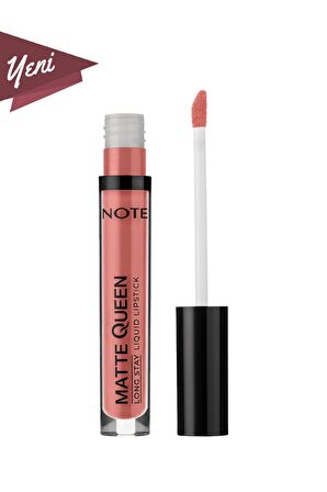 Note Matte Queen Lipstick Kalıcı Likit Ruj 04 French Kiss - Nude