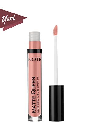 Note Matte Queen Lipstick Kalıcı Likit Ruj 01 Elegant Nude - Nude