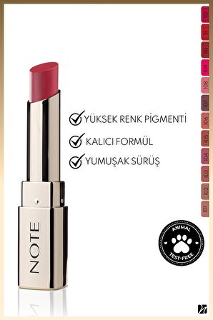 Note Iconic Matte Lipstick Kalıcı Mat Ruj 109 Limitless - Pembe