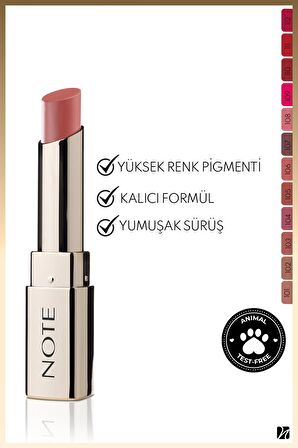 Note Iconic Matte Lipstick Kalıcı Mat Ruj 108 Dreamer - Pembe