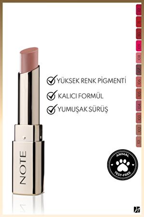 Note Iconic Matte Lipstick Kalıcı Mat Ruj 101 Darling - Nude