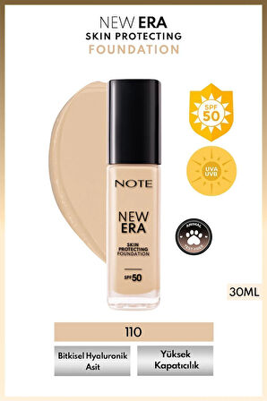 NOTE FONDÖTEN & NEW ERA SKIN PROTECTING FOUNDATION NO:110