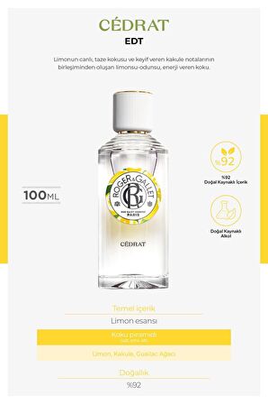 Cétrat Edt Limonsu Odunsu Parfüm 100ml & Duş Jeli & Sabun 3lü Avantaj Seti