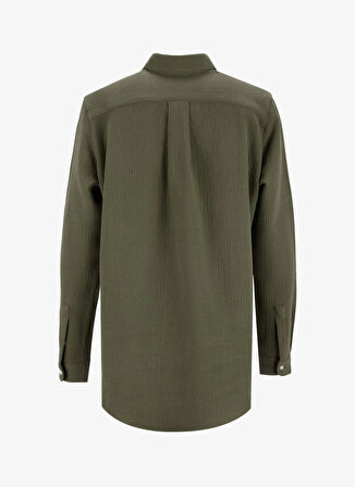 Haki Kadın Normal Gömlek ARCHIE