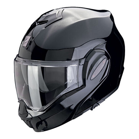 Scorpion Exo-Tech Evo Pro Çene Açılabilir Motosiklet Kaskı Metalik Siyah