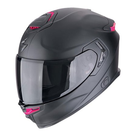 Scorpion Apex EXO-GT SP Carbon Matrix Air Kapalı Motosiklet Kaskı Mat Siyah  Pembe