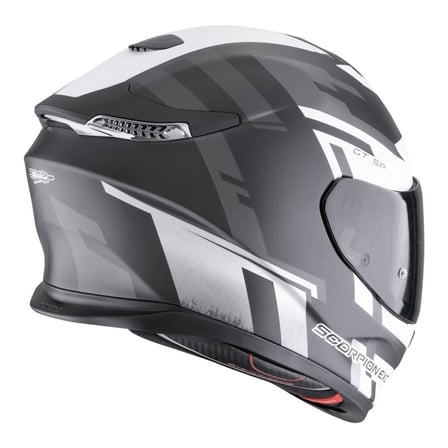 Scorpion Apex EXO-GT SP Carbon Matrix Air Tornado Kapalı Motosiklet Kaskı Mat Siyah  Gümüş