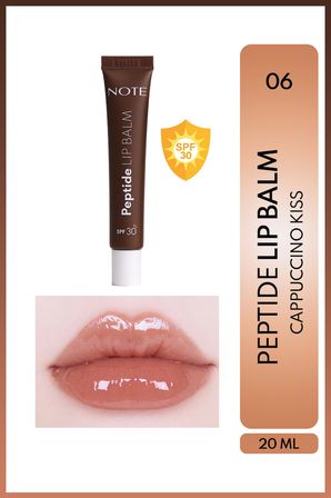 Note Peptide Lip Balm 06 Cappuccino Kiss  Nemlendirici ve Parlatıcı Renkli Dudak Balmı