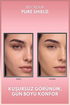 Note BB Cream Pure Shield SPF 50+ PA++++ Hyalüronik Asit ve Seramid içerikli BB Krem - 10 Açık
