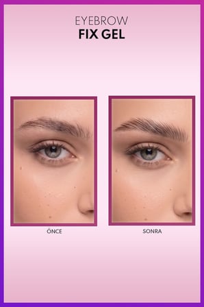 Note Eyebrow Fix Gel Şeffaf Kaş Sabitleyici ve Şekillendirici Jel - Şeffaf