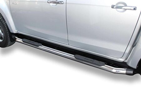 Isuzu D-Max Amazon Yan Basamak  Ø76 Krom 2012 ve Sonrası