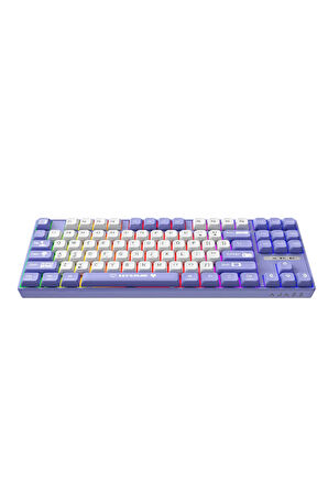 AK870MC Kablolu- Hot Swap Mekanik Klavye- Rainbow Aydınlatmalı