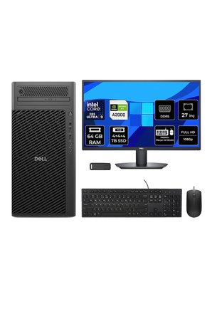 Pro Max T2 Core Ultra 9 285 RTX 2000 Ada 16GB 64GB RAM 12TB SSD 27" FHD FreeDOS FCT22508P756 Masaüstü İş İstasyonu + PER4 USB Bellek