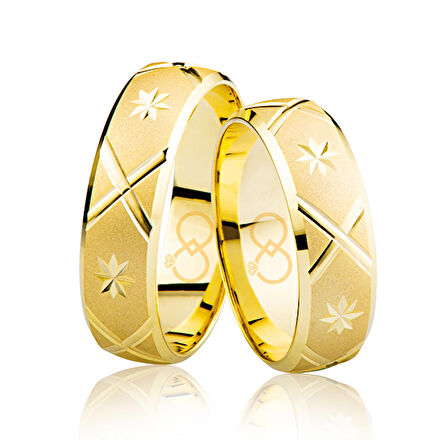 Beyaz Altın Alyans 3705-3