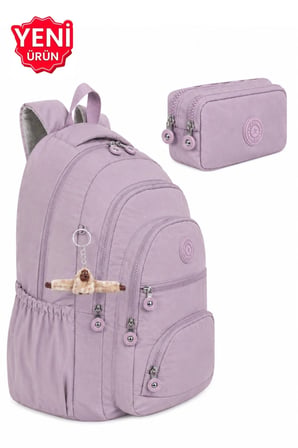 Okul Cantasi Pembe Just Polo