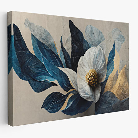 Dekoratif Çiçek Duvar Tablosu-3707