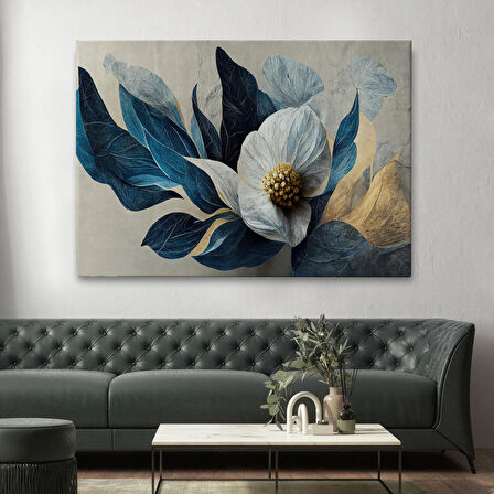 Dekoratif Çiçek Duvar Tablosu-3707