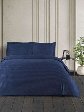 Nevresim Takımı Çizgili Cotton 200x220