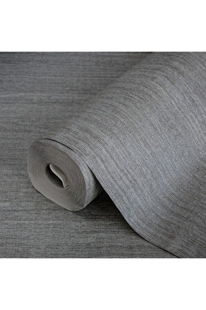 Alfa Kumaş Desen Duvar Kağıdı 3711-5, Gri, 16,50 M² Silinebilir | Ce, Iso 9001, Iso 10002