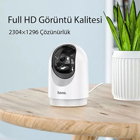 Hoco D1 İç Mekan Wifi Bağlantılı HD CCTV/PTZ Güvenlik Kamerası