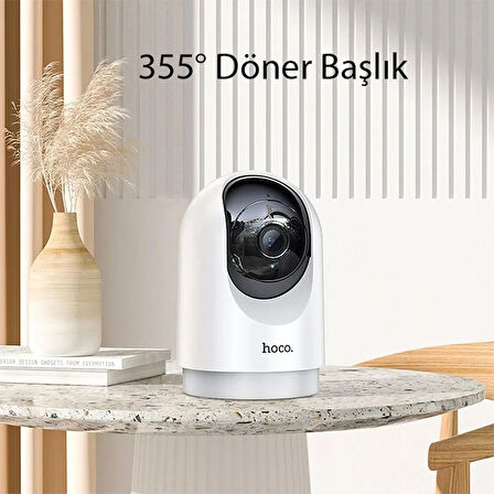 Hoco D1 İç Mekan Wifi Bağlantılı HD CCTV/PTZ Güvenlik Kamerası