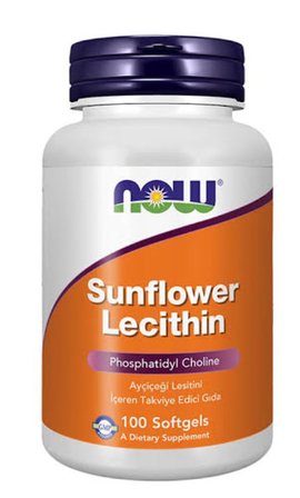 Now Sunflover Lecithin 100 Kapsül 