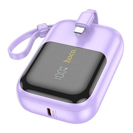 Coofbe Dijital Göstergeli Dahili Type-C Kablolu Ve İphone Kablolu 22.5W+PD20W 10000 Mah Powerbank