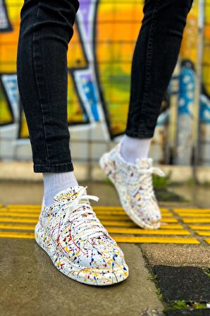 CH254 CST Pittura Erkek Ayakkabı 498 SARI / MAVI / KIRMIZI SPLUSH