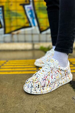 CH254 CST Pittura Erkek Ayakkabı 498 SARI / MAVI / KIRMIZI SPLUSH