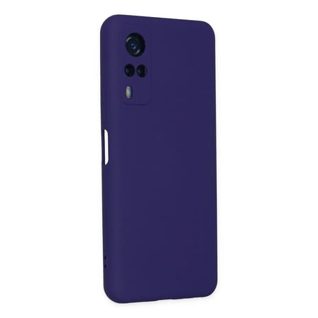 Vivo Y53S Kılıf Nano içi Kadife Silikon - Mor