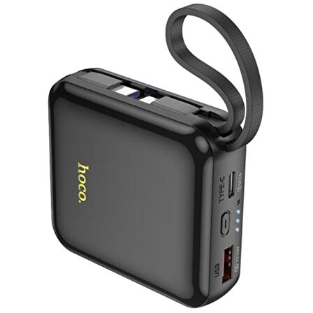 Coofbe Led Göstergeli Dahili Type-C Kablolu Ve İphone Kablolu 22.5W+PD20W 10000 Mah Powerbank Şarj Cihazı