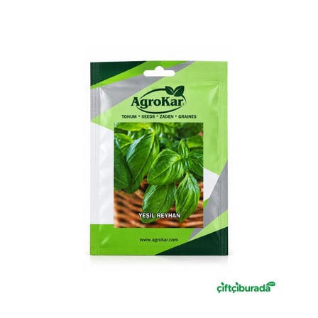 AgroKar Yeşil Reyhan Tohumu 1 g