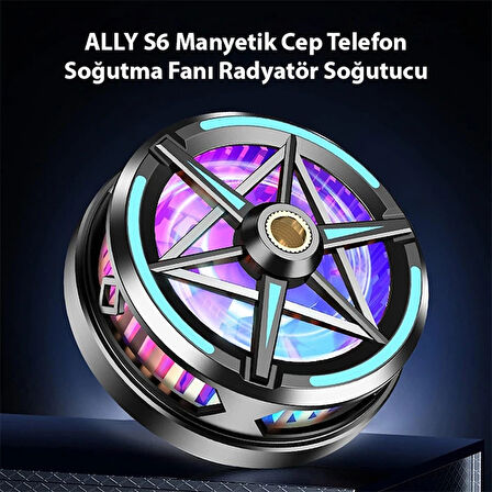  ALLY S6 Manyetik Cep Telefon Soğutma Fanı Radyatör Soğutucu