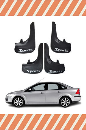 Ford Focus 2 Sports yazılı 4’lü tozluk çamurluk paçalık spor tasarım