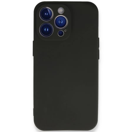 Apple iPhone 14 Pro Max Kılıf First Silikon - Siyah