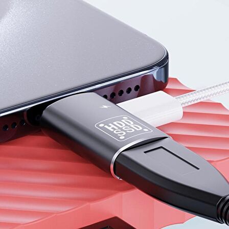 Coofbe 2in1 Type-C To Type-C Ve Usb Dönüştürücü Çevirici Otg Type-C To Şarj Ve Otg 3.0 Dönüştürücü 