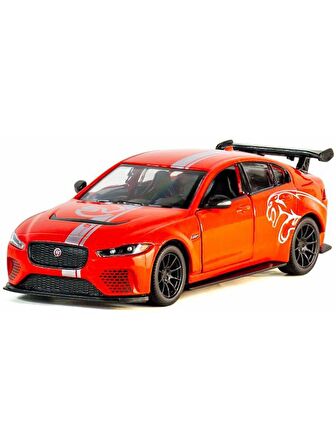 Kinsmart Jaguar Xe Sv Project 8 Kırmızı Çek Bırak Metal Araba