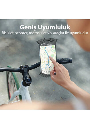 ALLY K20 Motor ve Bisiklet Gidonu İçin Telefon Tutucu