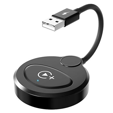 ALLY USB + Type-C Apple Kablosuz Wireless Carplay Adaptör Çevirici