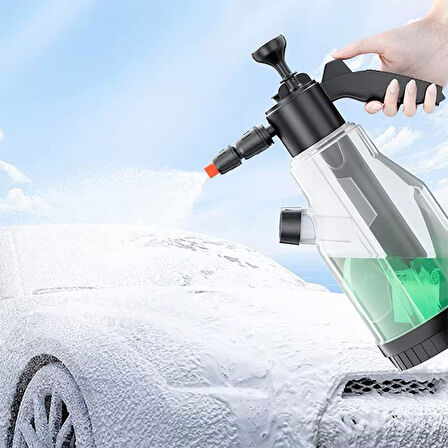 Coofbe Yüksek Basınçlı 2Litre Ev Bahçe Temizlik Araç Yıkama Köpük Püskürtücü Otomatik El Pompası 